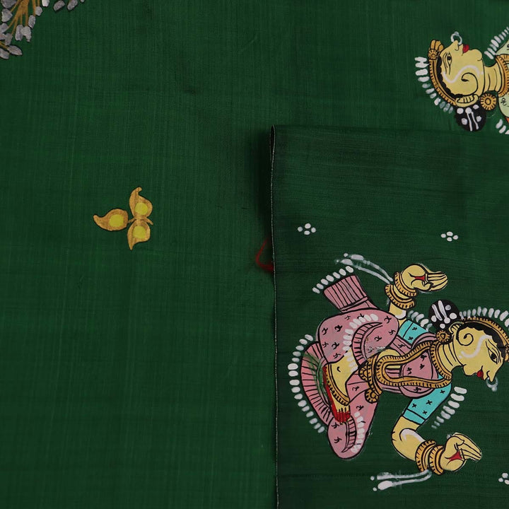 Handloom Patachitra Silk Saree Handloom Saree_Pattachitra silk Priyadarshini Handloom