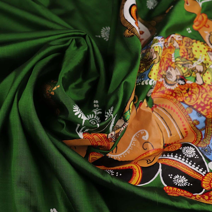 Handloom Patachitra Silk Saree Handloom Saree_Pattachitra silk Priyadarshini Handloom
