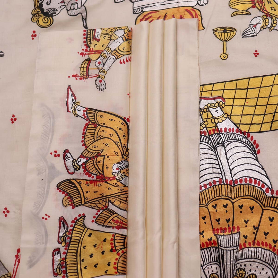 Handloom Patachitra Silk Saree Handloom Saree_Pattachitra silk Priyadarshini Handloom