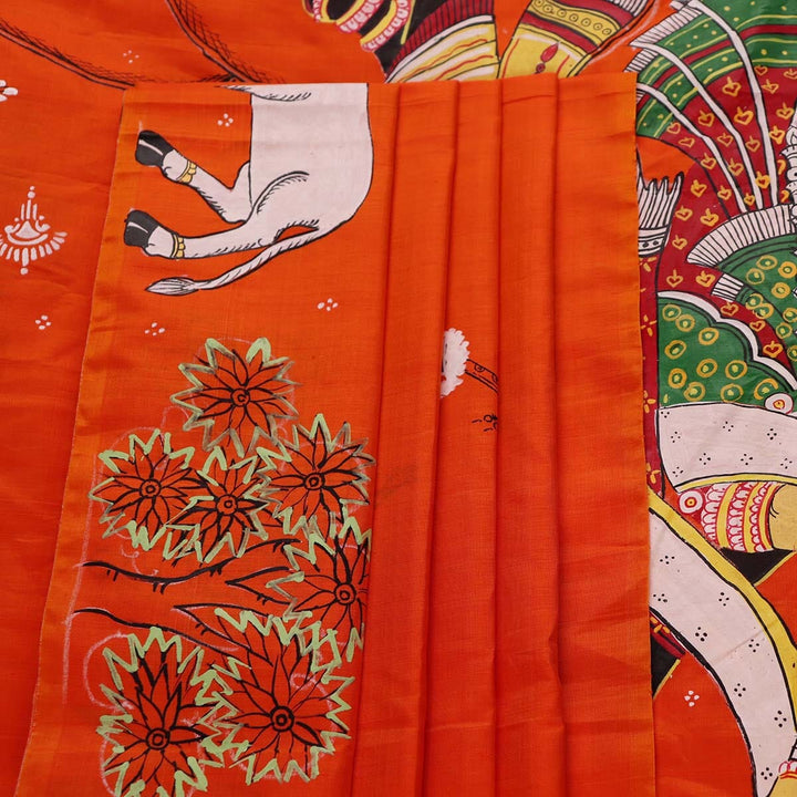 Handloom Patachitra Silk Saree Handloom Saree_Pattachitra silk Priyadarshini Handloom