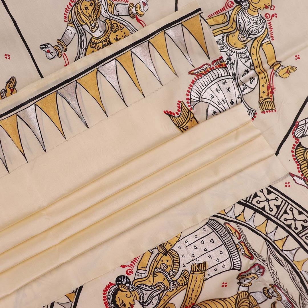 Handloom Patachitra Silk Saree Handloom Saree_Pattachitra silk Priyadarshini Handloom
