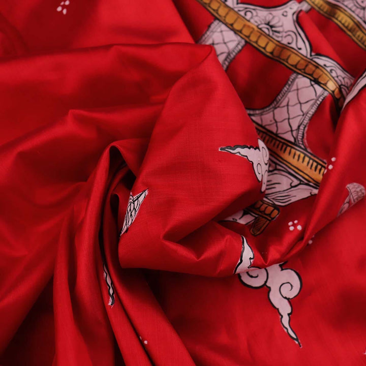 Handloom Patachitra Silk Saree Handloom Saree_Pattachitra silk Priyadarshini Handloom