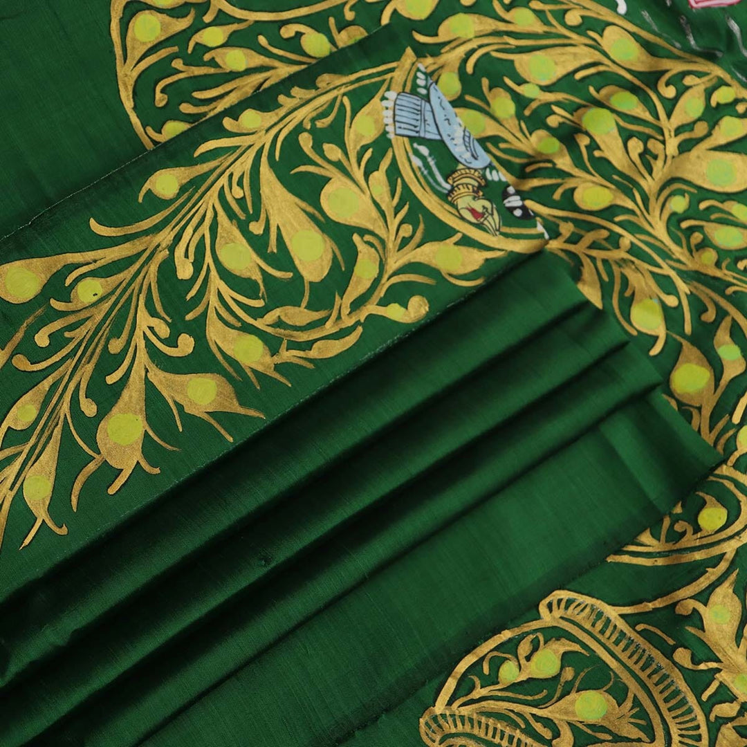 Handloom Patachitra Silk Saree Handloom Saree_Pattachitra silk Priyadarshini Handloom 