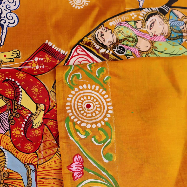 Handloom Patachitra Silk Saree Handloom Saree_Pattachitra silk Priyadarshini Handloom
