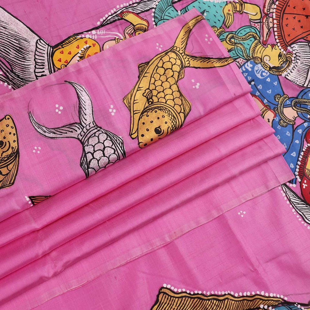 Handloom Patachitra Silk Saree Handloom Saree_Pattachitra silk Priyadarshini Handloom
