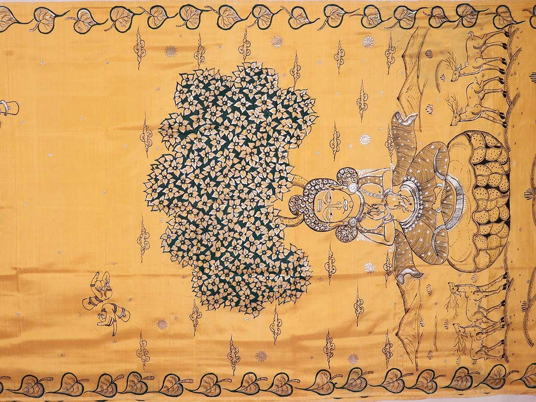 Handloom Patachitra Silk Saree Handloom Saree_Pattachitra silk Priyadarshini Handloom