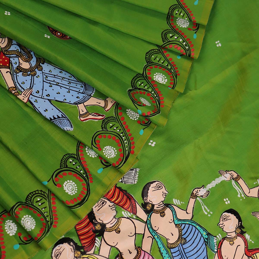 Handloom Patachitra Silk Saree Handloom Saree_Pattachitra silk Priyadarshini Handloom