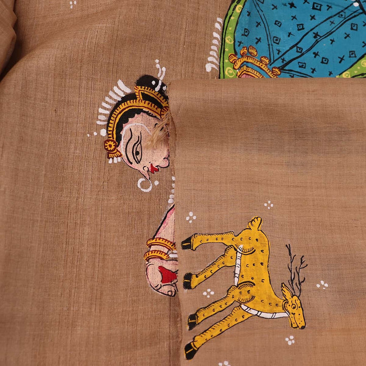 Handloom Patachitra Silk Saree Handloom Saree_Pattachitra silk Priyadarshini Handloom