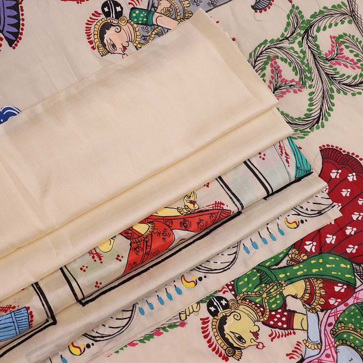 Handloom Patachitra Silk Saree Handloom Saree_Pattachitra silk Priyadarshini Handloom 