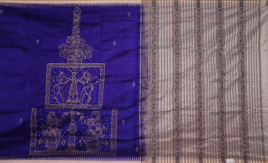 Handloom Patachitra Silk Saree Handloom Saree_Pattachitra silk Priyadarshini Handloom