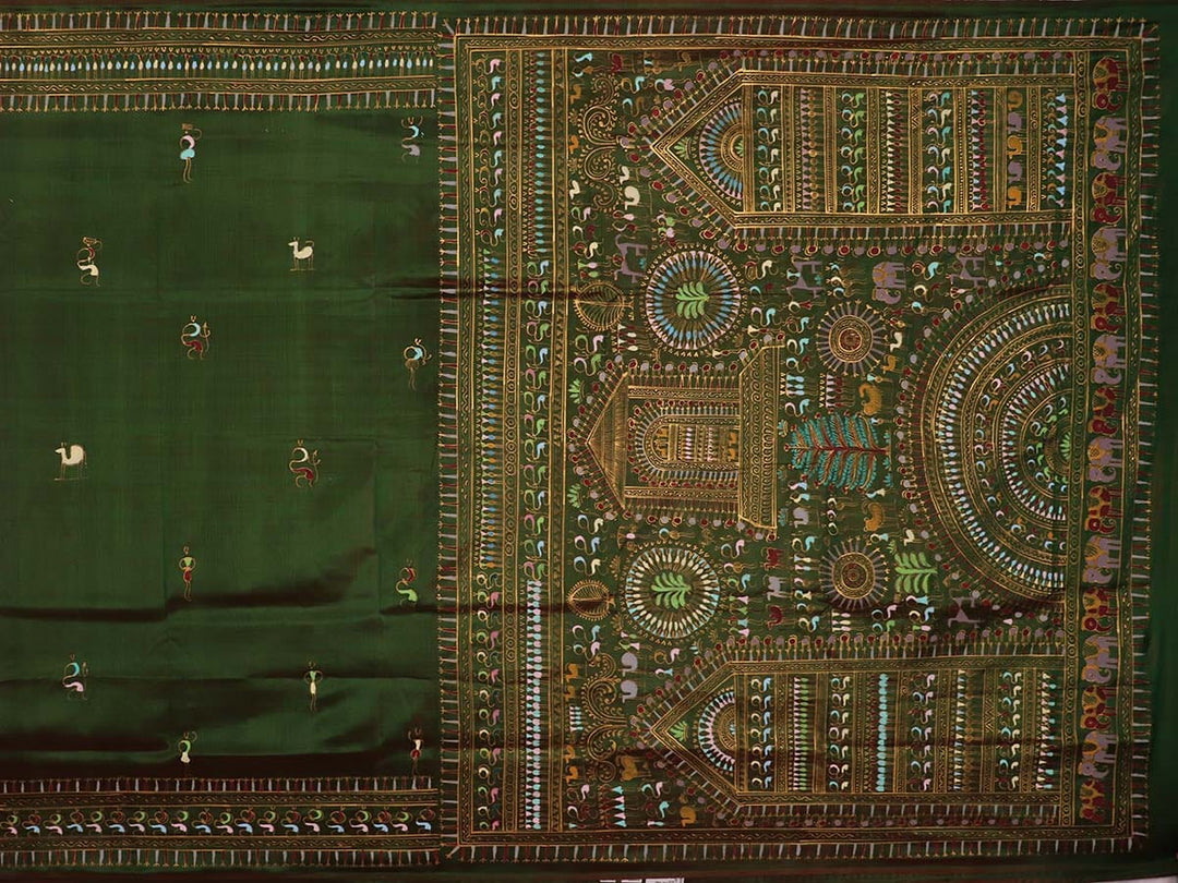 Handloom Patachitra Silk Saree Handloom Saree_Pattachitra silk Priyadarshini Handloom