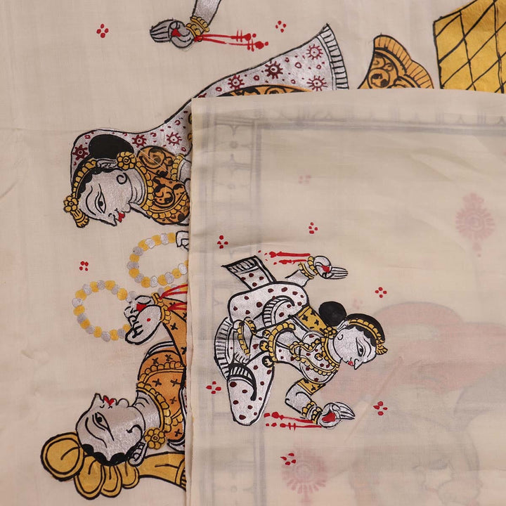 Handloom Patachitra Silk Saree Handloom Saree_Pattachitra silk Priyadarshini Handloom