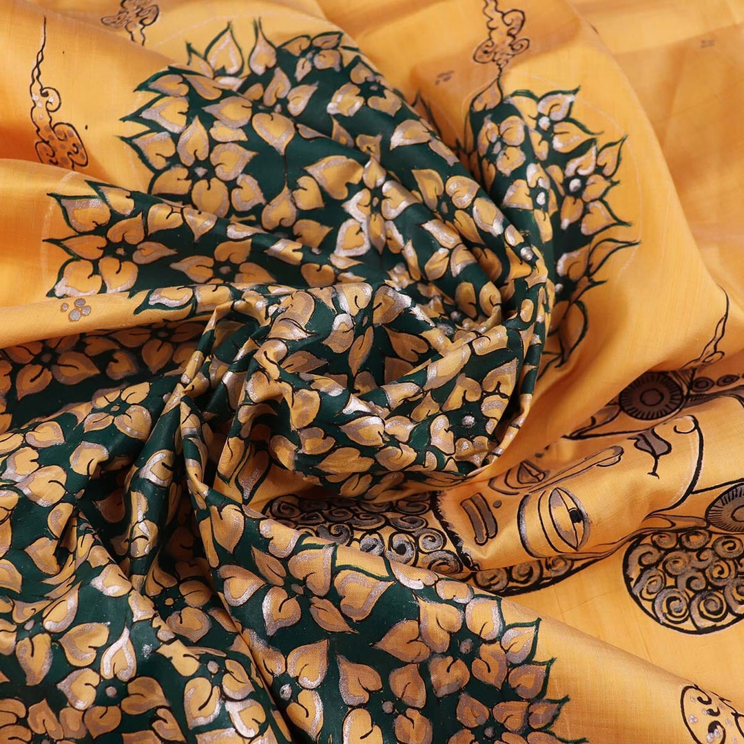 Handloom Patachitra Silk Saree Handloom Saree_Pattachitra silk Priyadarshini Handloom