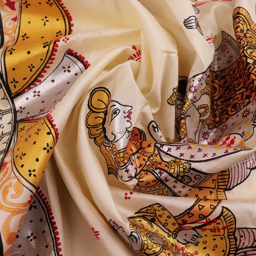 Handloom Patachitra Silk Saree Handloom Saree_Pattachitra silk Priyadarshini Handloom