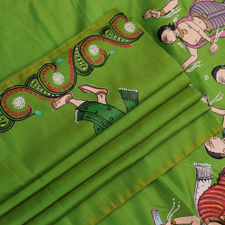 Handloom Patachitra Silk Saree Handloom Saree_Pattachitra silk Priyadarshini Handloom
