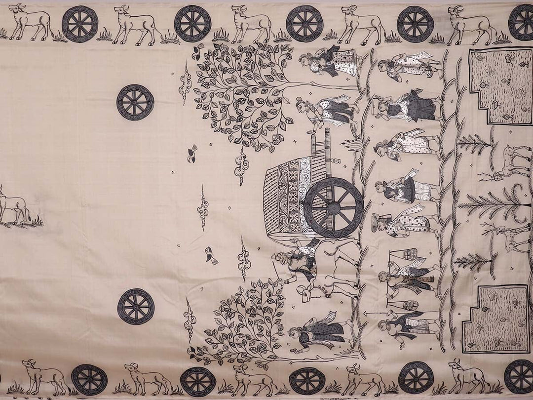 Handloom Patachitra Silk Saree Handloom Saree_Pattachitra silk Priyadarshini Handloom