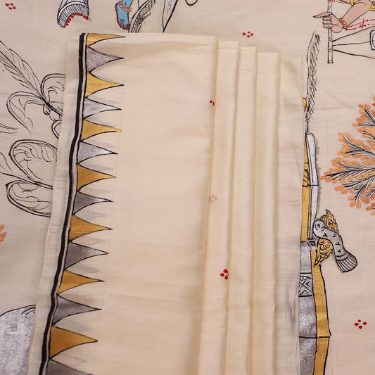 Handloom Patachitra Silk Saree Handloom Saree_Pattachitra silk Priyadarshini Handloom
