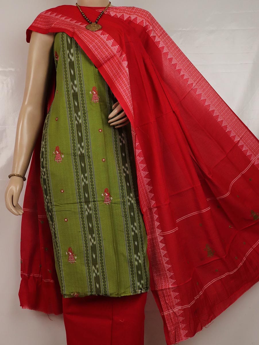 Handloom Sambalpuri Cotton Dress Material Dress Material Handloom Cotton Priyadarshini Handloom