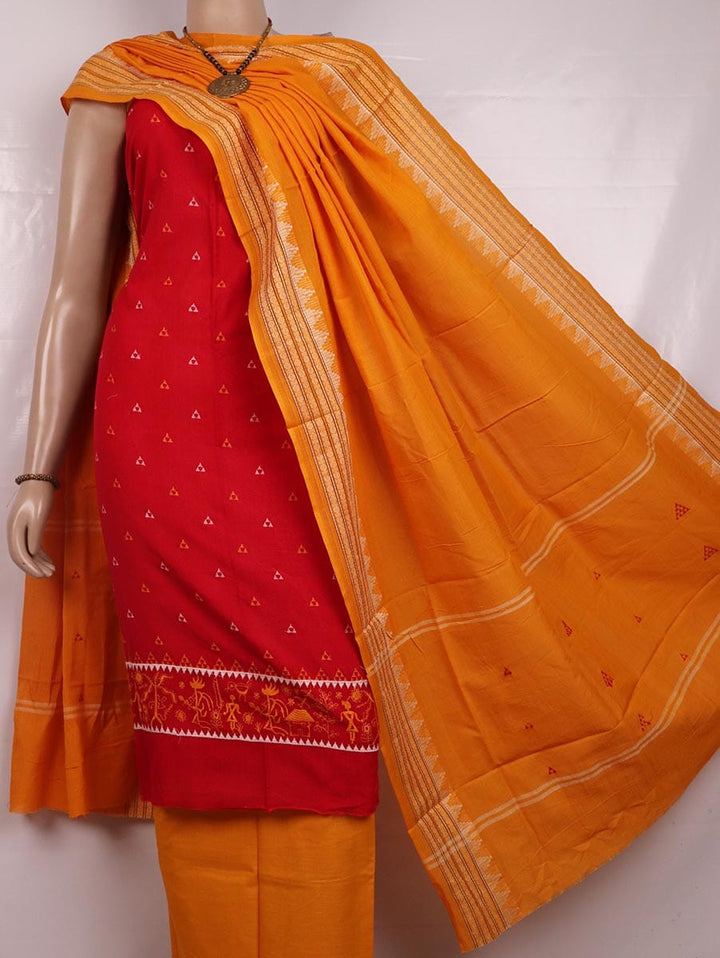 Handloom Sambalpuri Cotton Dress Material Dress Material Handloom Cotton Priyadarshini Handloom