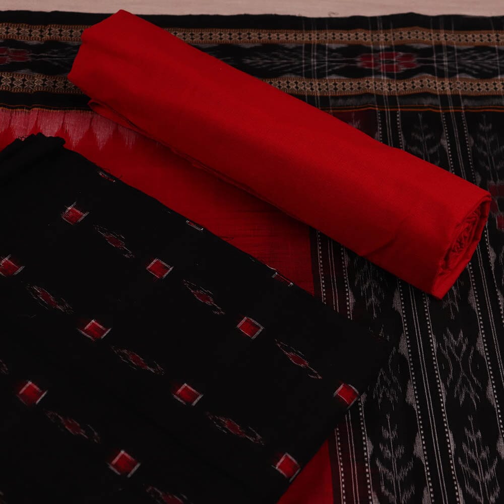 Handloom Sambalpuri Cotton Dress Material Dress Material Handloom Cotton Priyadarshini Handloom
