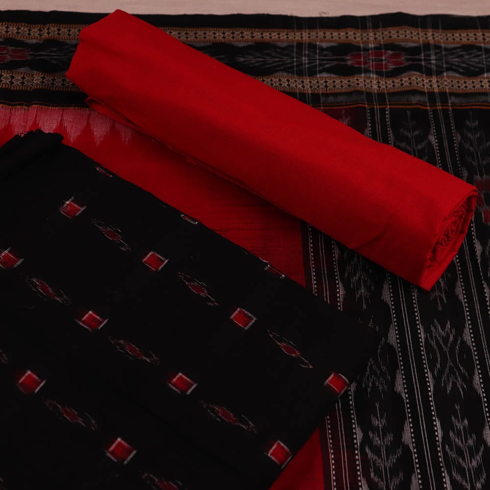 Handloom Sambalpuri Cotton Dress Material Dress Material Handloom Cotton Priyadarshini Handloom 