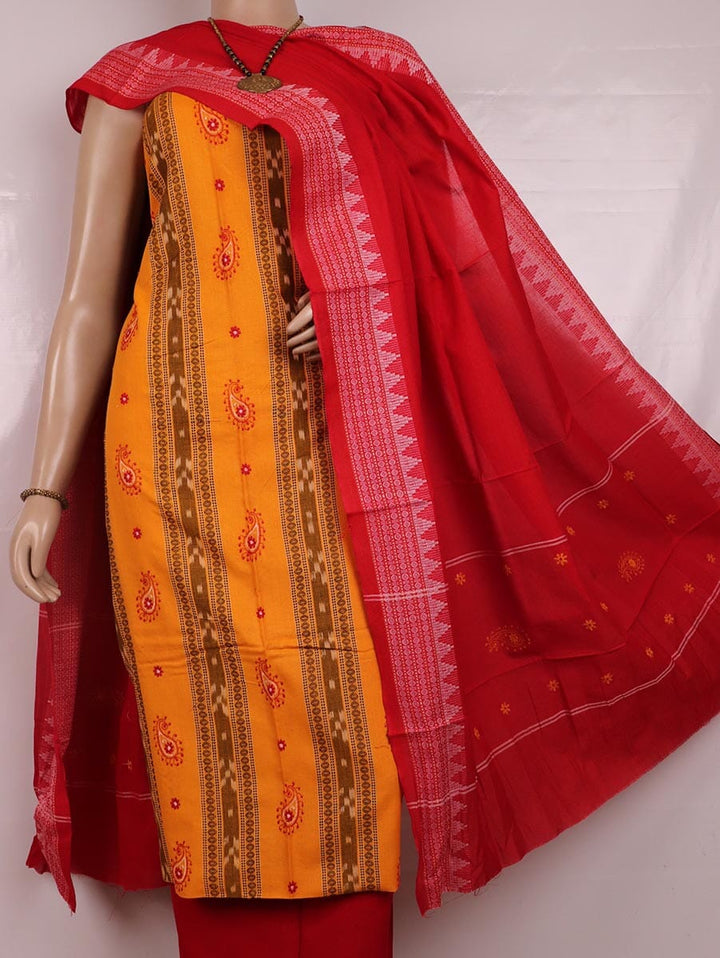 Handloom Sambalpuri Cotton Dress Material Dress Material Handloom Cotton Priyadarshini Handloom
