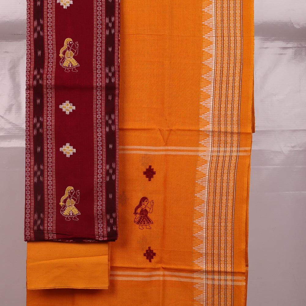 Handloom Sambalpuri Cotton Dress Material Dress Material Handloom Cotton Priyadarshini Handloom