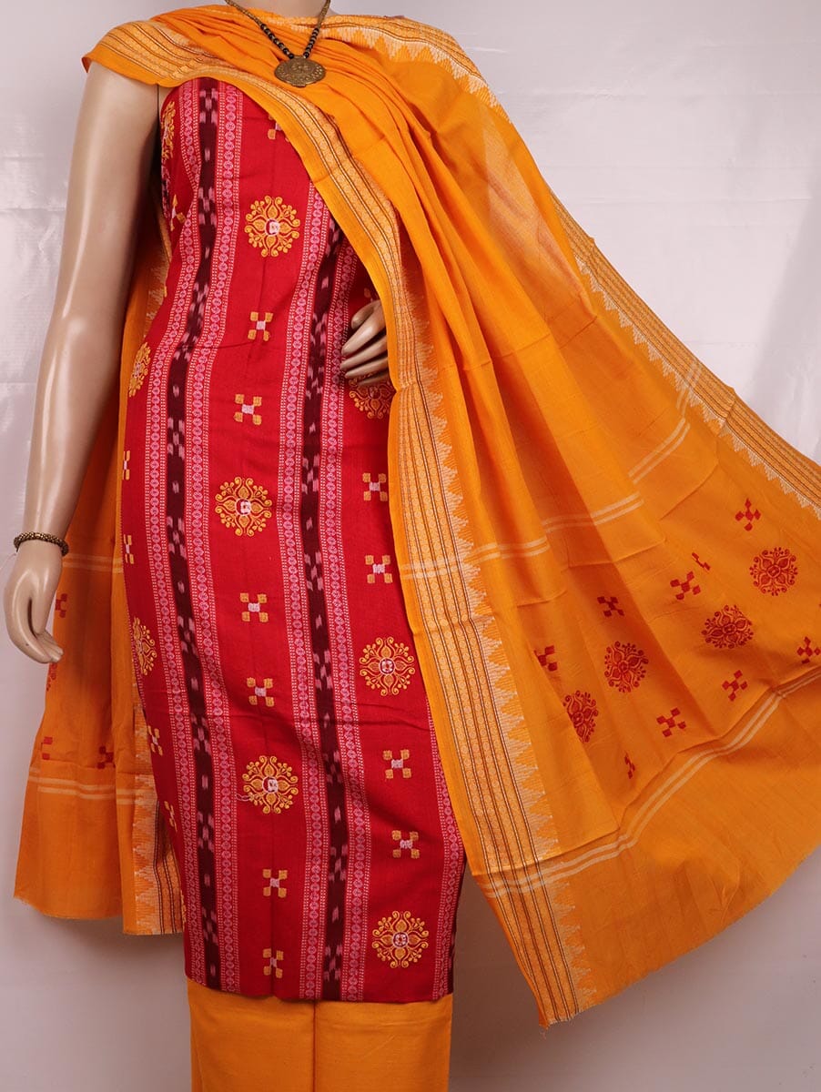 Handloom Sambalpuri Cotton Dress Material Dress Material Handloom Cotton Priyadarshini Handloom