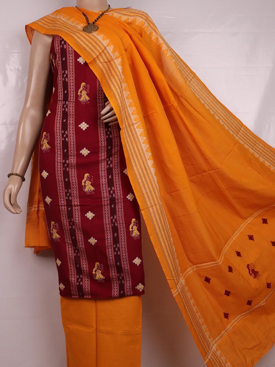Handloom Sambalpuri Cotton Dress Material Dress Material Handloom Cotton Priyadarshini Handloom