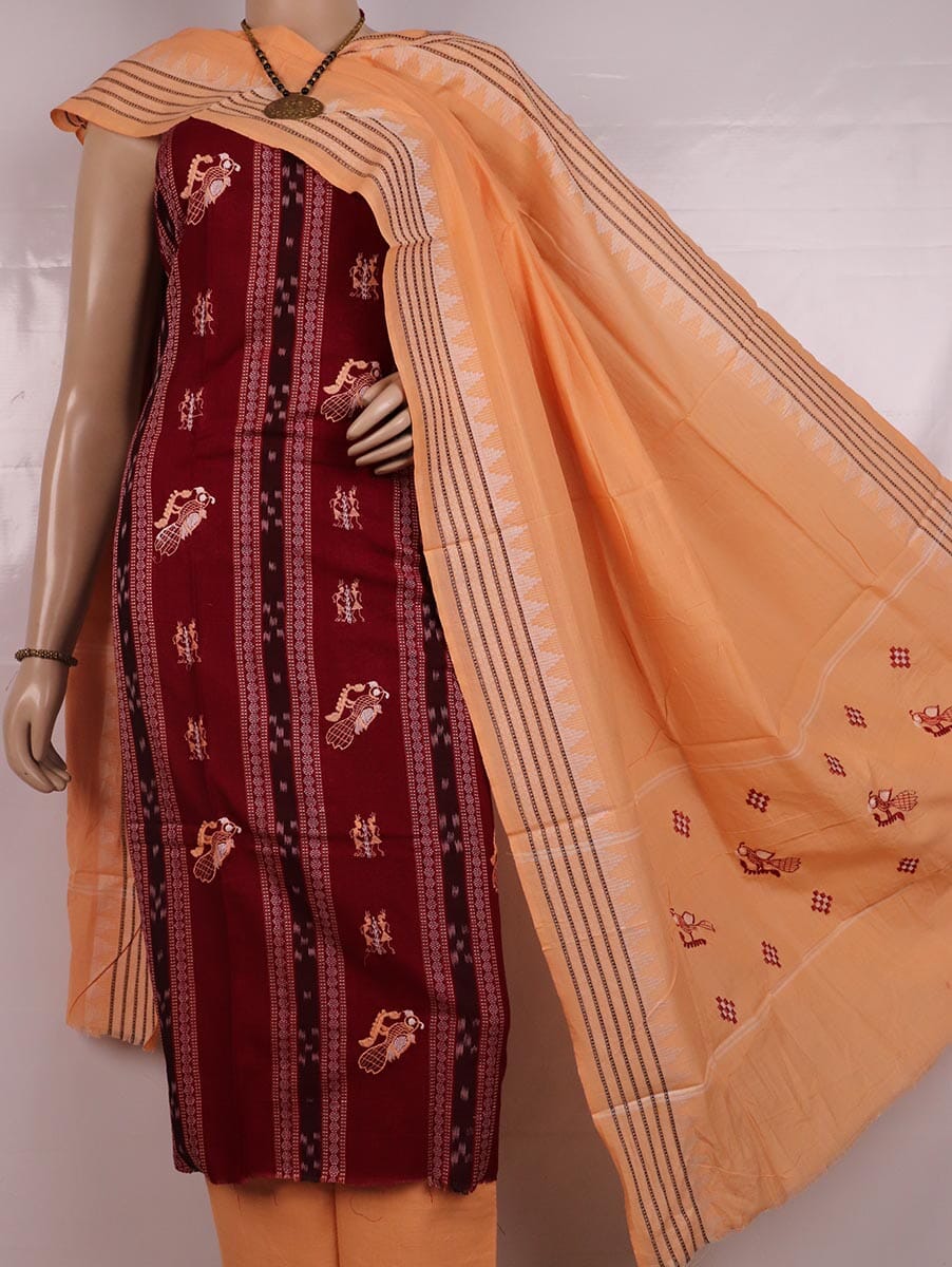 Handloom Sambalpuri Cotton Dress Material Dress Material Handloom Cotton Priyadarshini Handloom