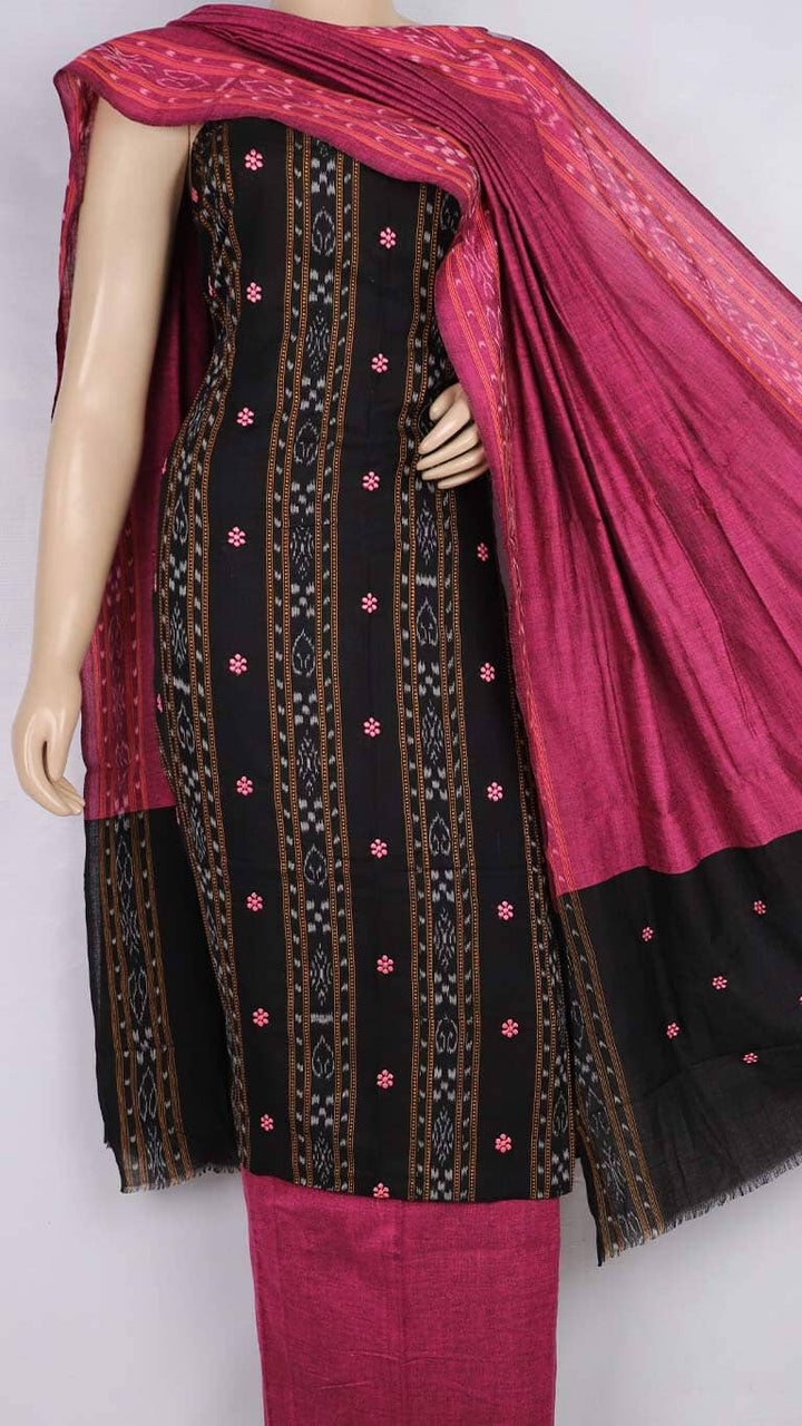Handloom Sambalpuri Cotton Dress Material Dress Material Handloom_Cotton Priyadarshini Handloom
