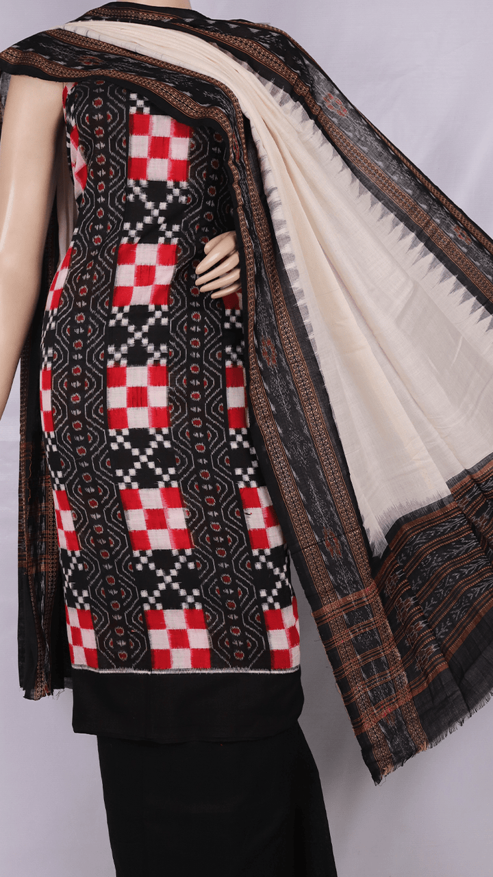 Handloom Sambalpuri Cotton Dress Material Dress Material Handloom_Cotton Priyadarshini Handloom