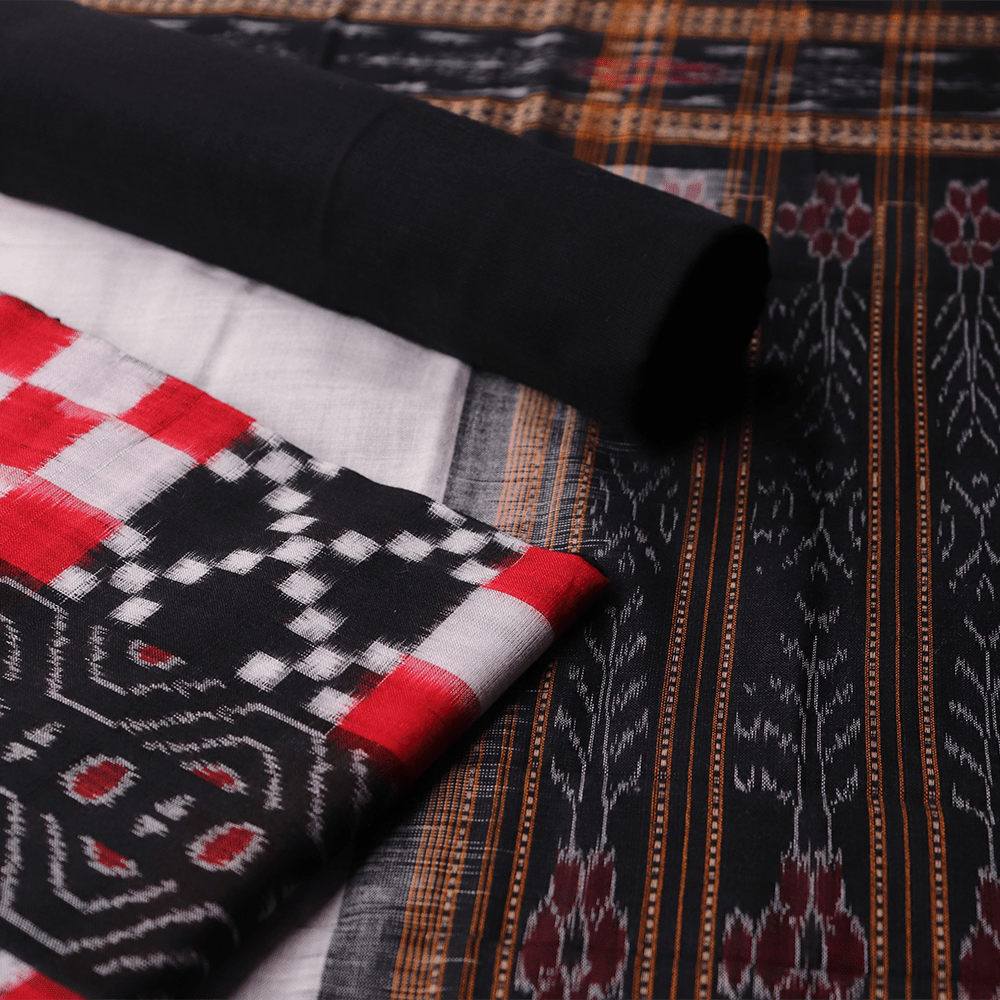 Handloom Sambalpuri Cotton Dress Material Dress Material Handloom_Cotton Priyadarshini Handloom