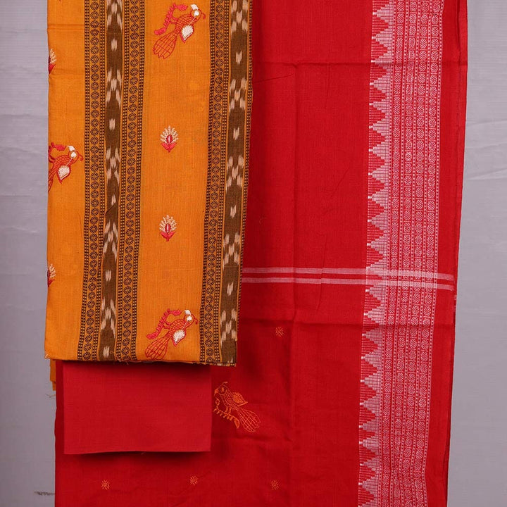 Handloom Sambalpuri Cotton Dress Material Dress Material Handloom_Cotton Priyadarshini Handloom 