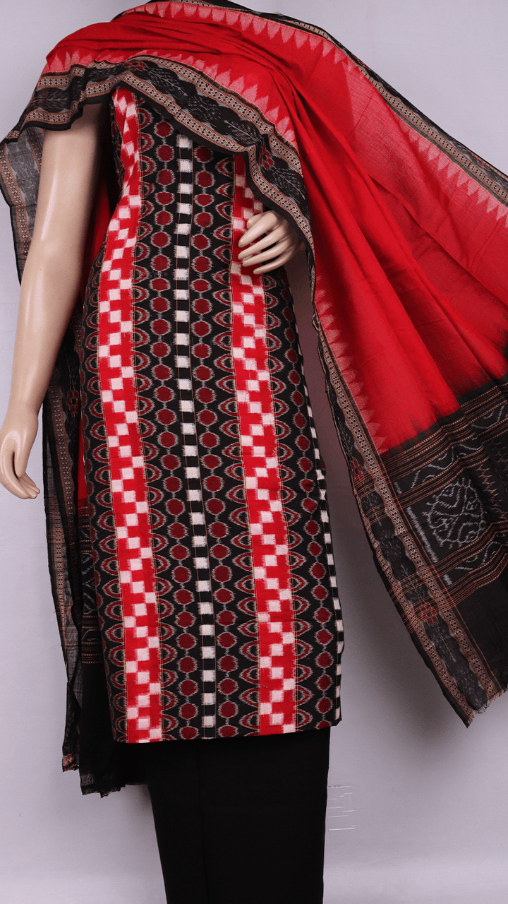 Handloom Sambalpuri Cotton Dress Material Dress Material Handloom_Cotton Priyadarshini Handloom