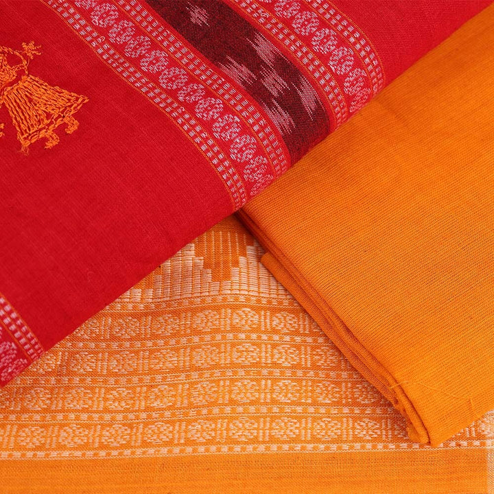 Handloom Sambalpuri Cotton Dress Material Dress Material Handloom_Cotton Priyadarshini Handloom
