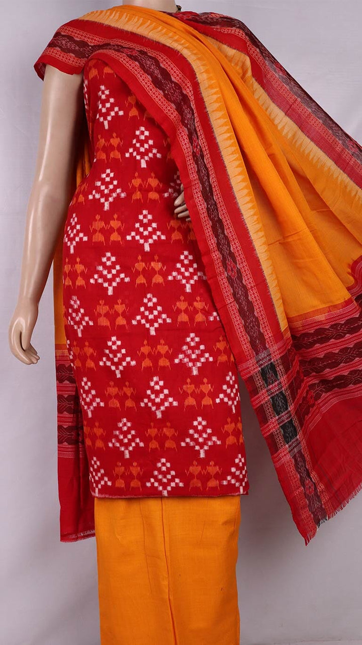 Handloom Sambalpuri Cotton Dress Material Dress Material Handloom_Cotton Priyadarshini Handloom