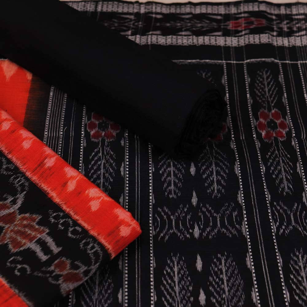 Handloom Sambalpuri Cotton Dress Material Dress Material Handloom_Cotton Priyadarshini Handloom