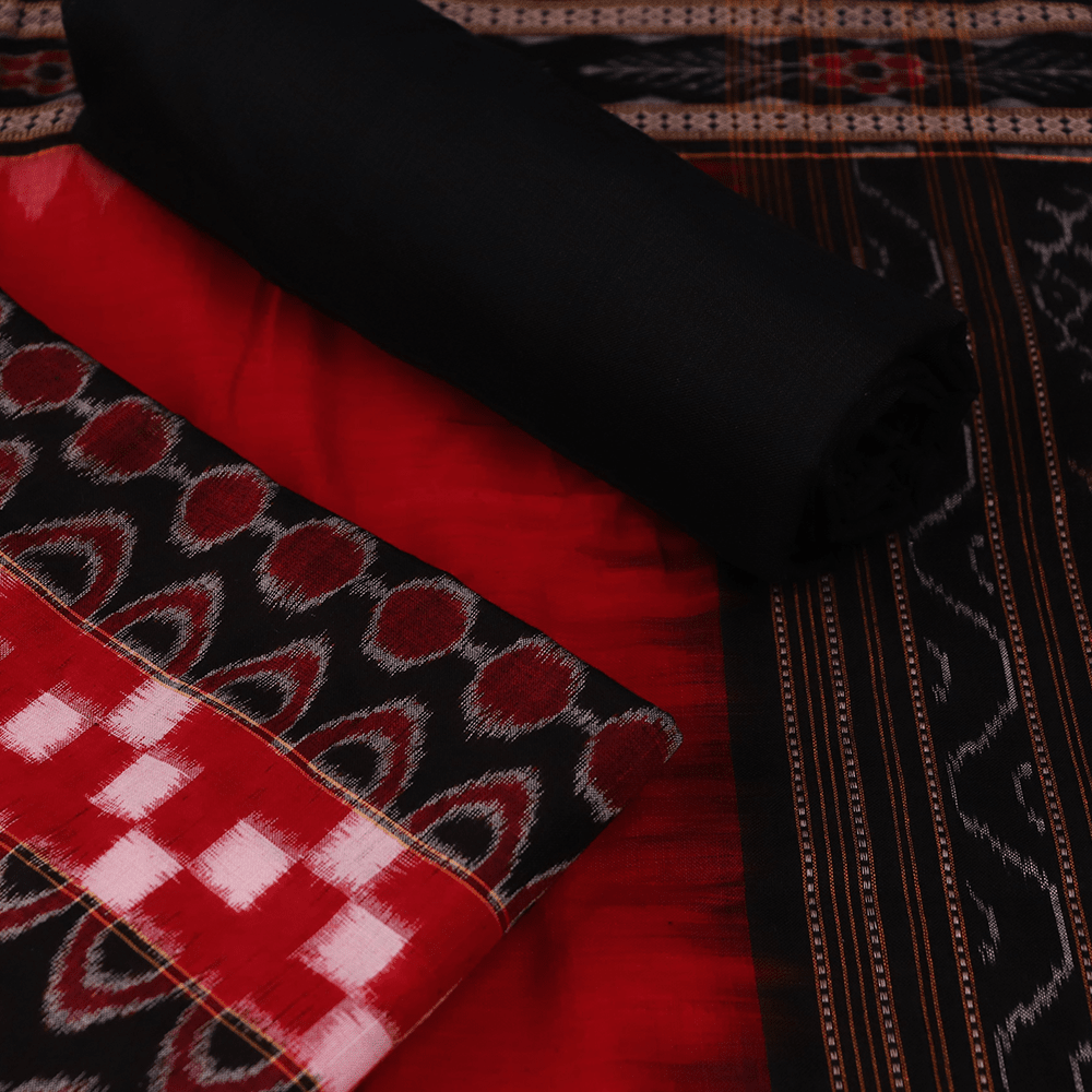 Handloom Sambalpuri Cotton Dress Material Dress Material Handloom_Cotton Priyadarshini Handloom