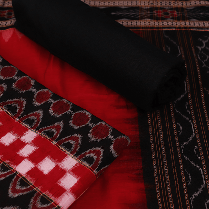 Handloom Sambalpuri Cotton Dress Material Dress Material Handloom_Cotton Priyadarshini Handloom