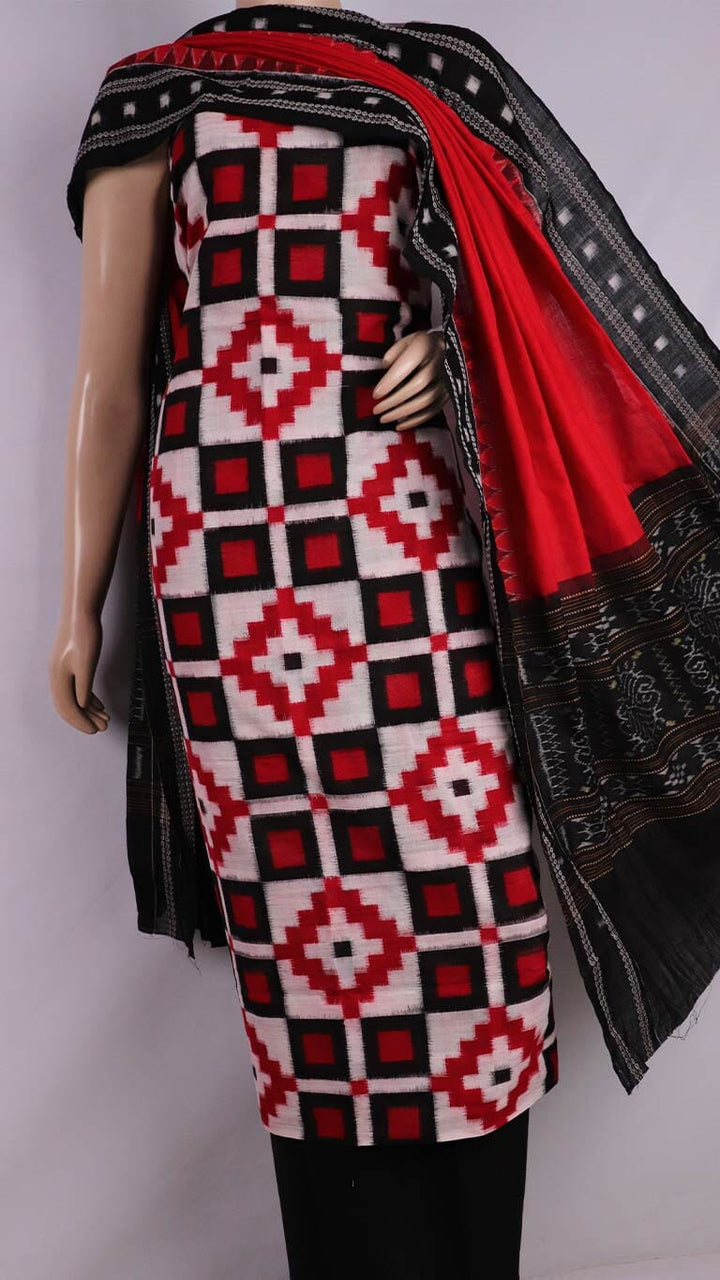 Handloom Sambalpuri Cotton Dress Material Dress Material Handloom_Cotton Priyadarshini Handloom