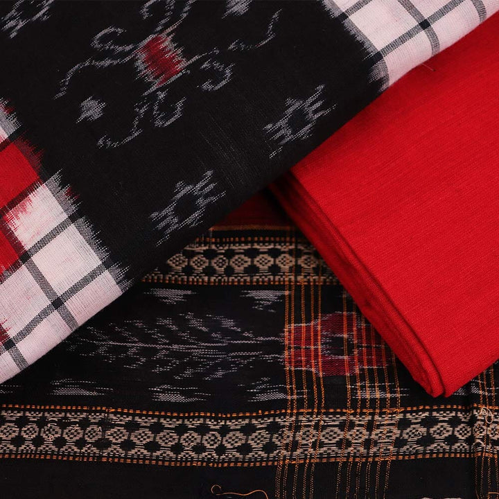Handloom Sambalpuri Cotton Dress Material Dress Material Handloom_Cotton Priyadarshini Handloom