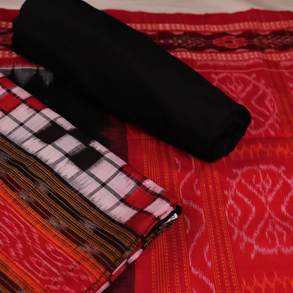 Handloom Sambalpuri Cotton Dress Material Dress Material Handloom_Cotton Priyadarshini Handloom 