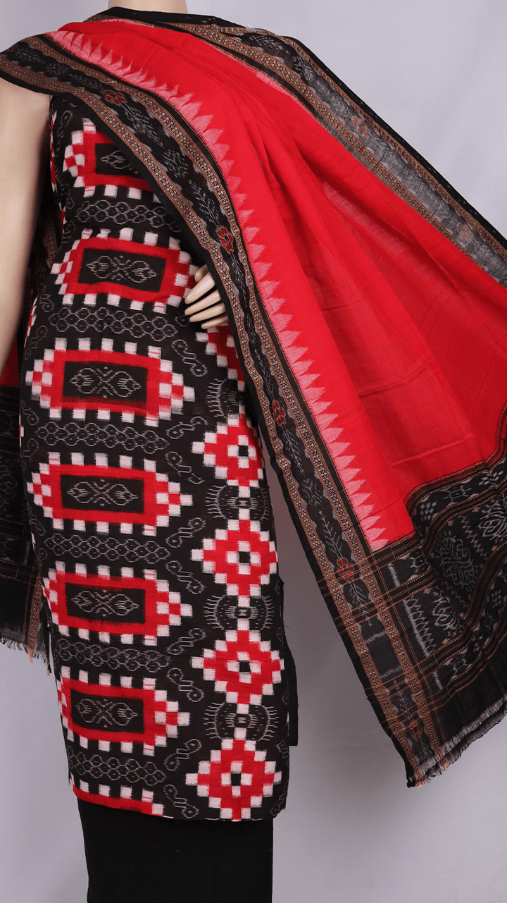 Handloom Sambalpuri Cotton Dress Material Dress Material Handloom_Cotton Priyadarshini Handloom