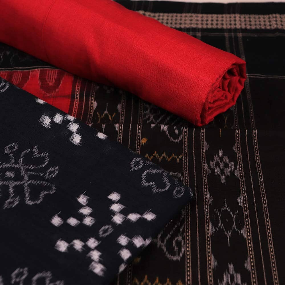 Handloom Sambalpuri Cotton Dress Material Dress Material Handloom_Cotton Priyadarshini Handloom