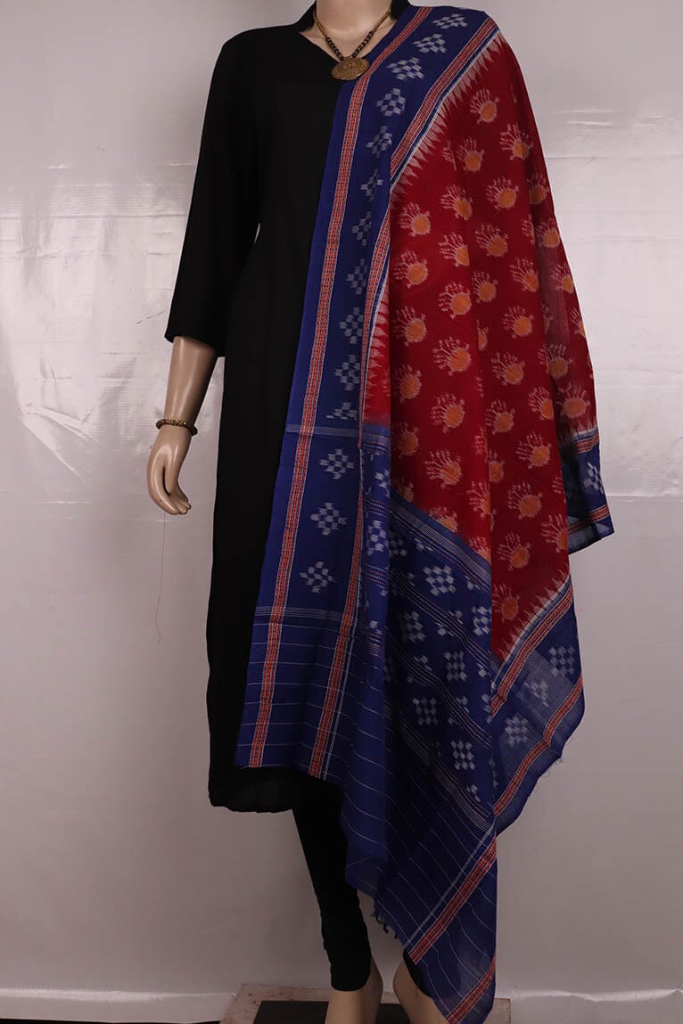 Handloom Sambalpuri Cotton Dupatta Handloom Dupatta_Cotton Priyadarshini Handloom