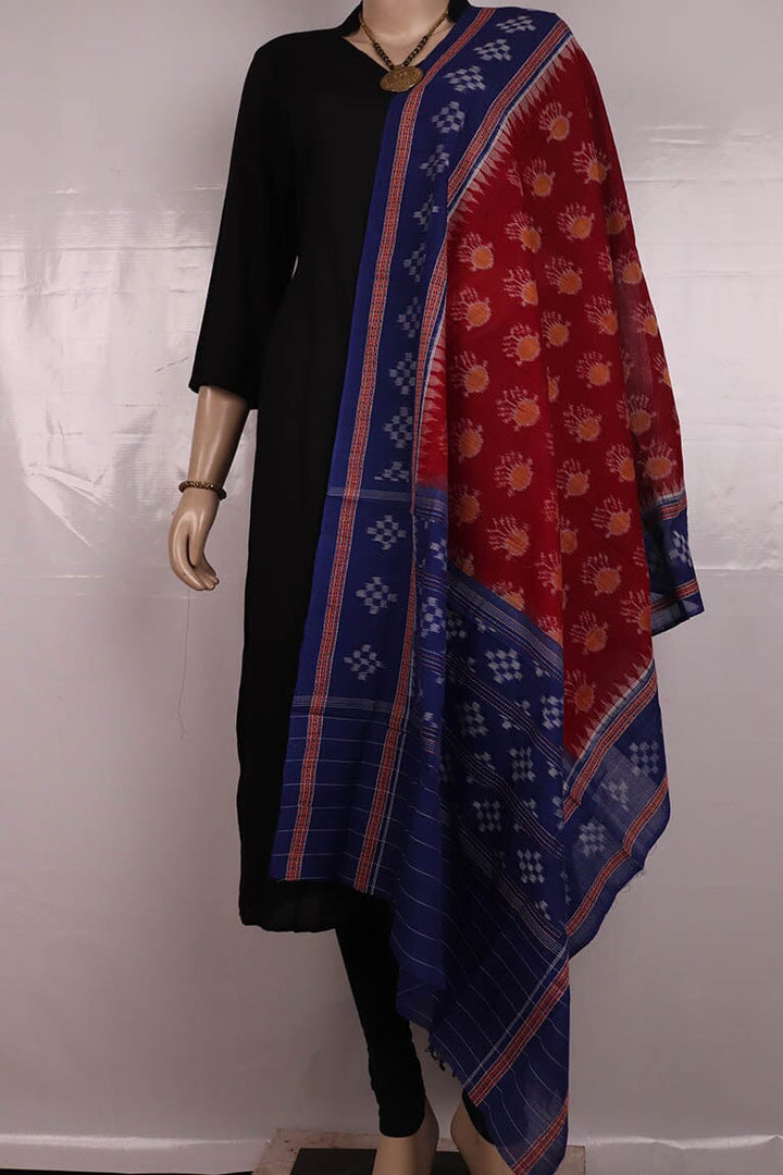 Handloom Sambalpuri Cotton Dupatta Handloom Dupatta_Cotton Priyadarshini Handloom