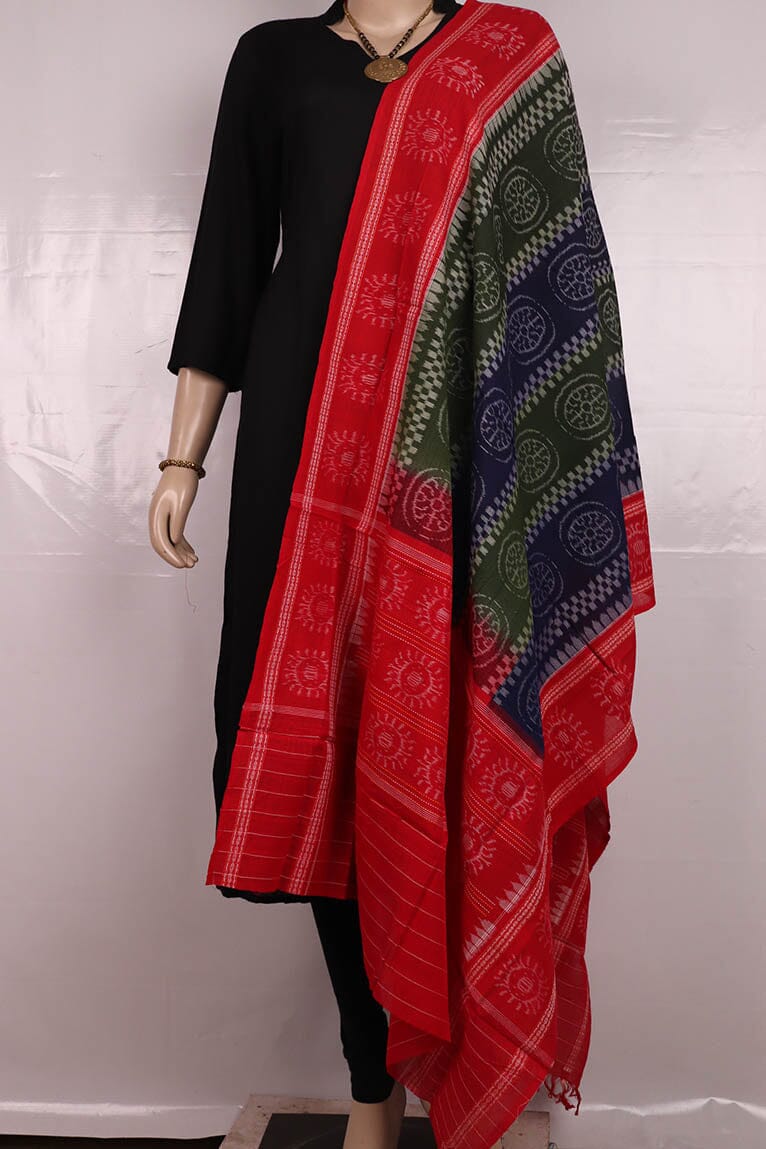 Handloom Sambalpuri Cotton Dupatta Handloom Dupatta_Cotton Priyadarshini Handloom
