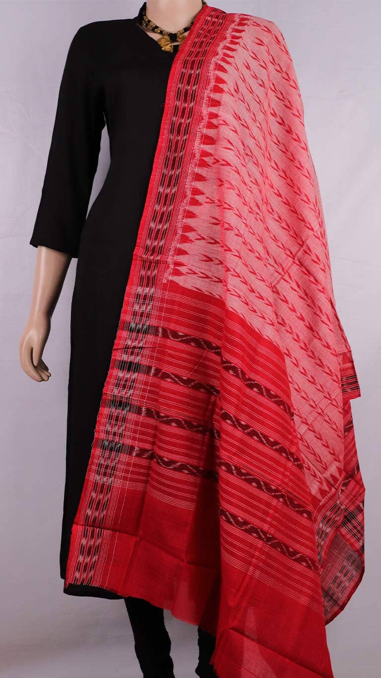 Handloom Sambalpuri Cotton Dupatta Handloom Dupatta_Cotton Priyadarshini Handloom