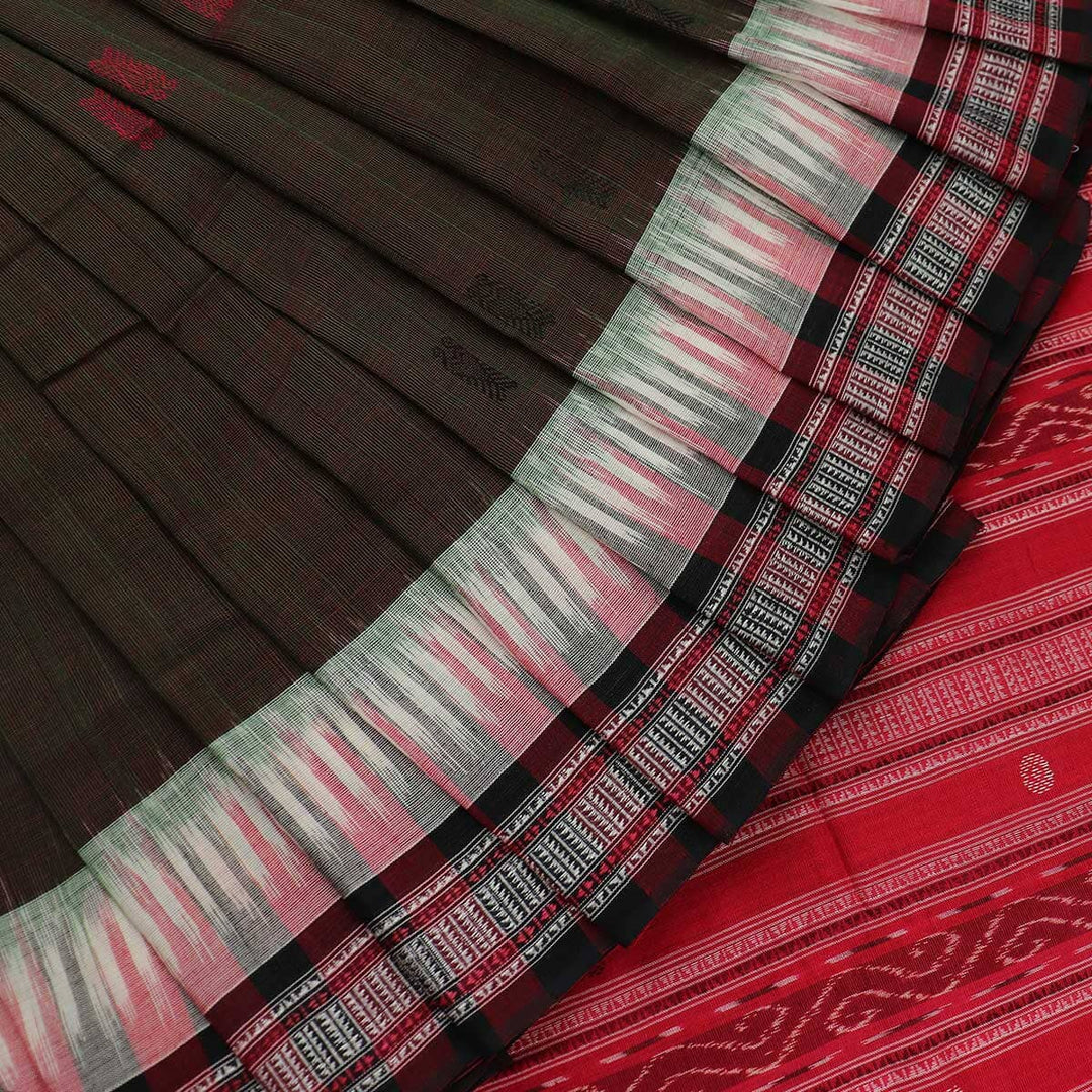 Handloom Sambalpuri Cotton Ikkat Saree Handloom Saree_Cotton Priyadarshini Handloom 